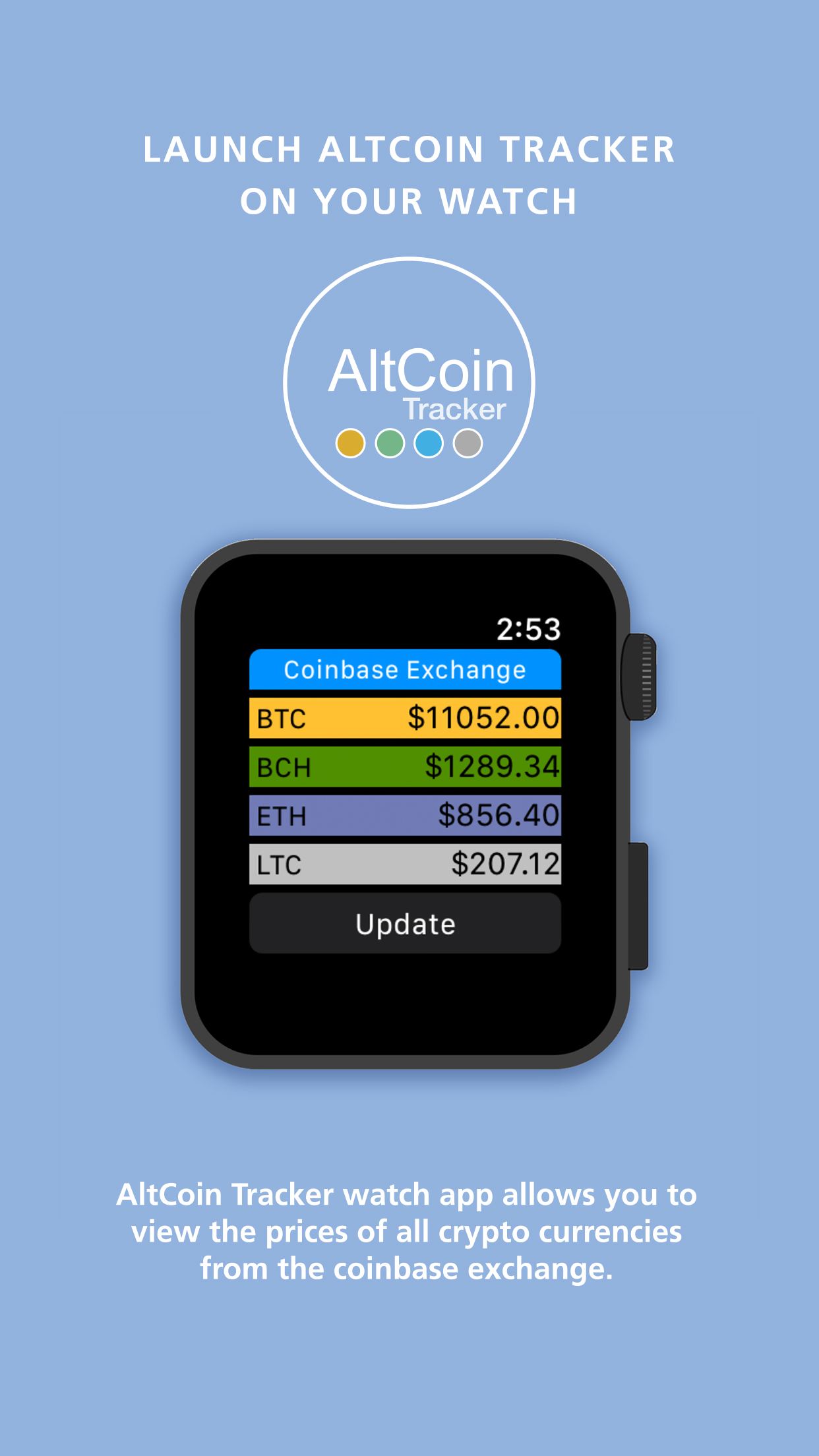 AltCoin Tracker Watch App – Edward Marjy